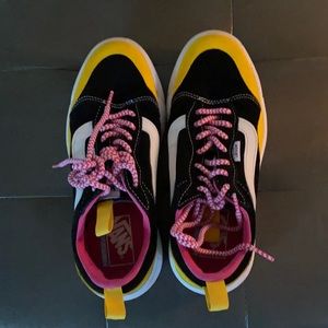 Great condition vans colorful sneakers